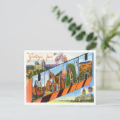Carte postale Utah Vintage Big Letters (Debout devant)