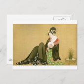 Carte Postale Utamaro-UKIYOE (Devant / Derrière)