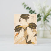 Carte Postale Utamaro-UKIYOE (Debout devant)