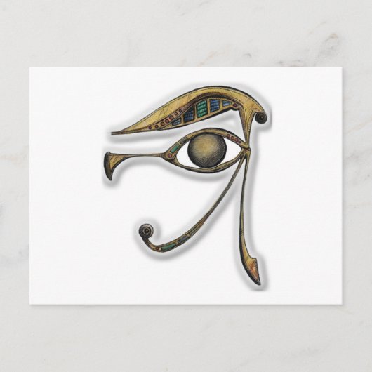 Carte Postale Utchat - Amulet de protection (Devant)