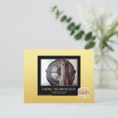 Carte Postale Utilisation de la technologie (Debout devant)