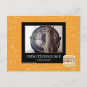 Carte Postale Utilisation de la technologie (Devant)