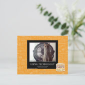 Carte Postale Utilisation de la technologie (Debout devant)