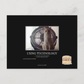 Carte Postale Utilisation de la technologie (Devant)