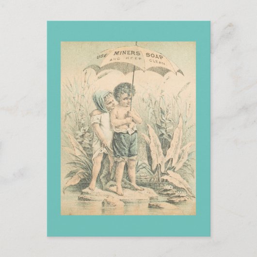 Carte Postale Utiliser le savon Miners (Devant)