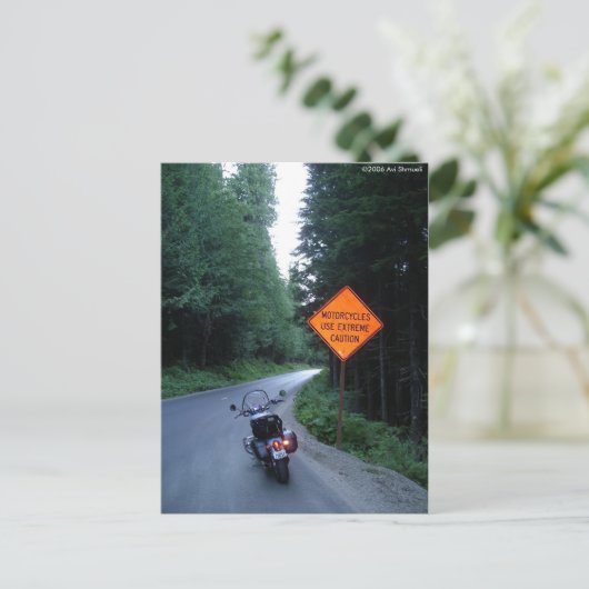 Carte Postale Utiliser une extrême prudence (Debout devant)