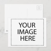 Carte Postale Utiliser votre image ou logo (Devant / Derrière)