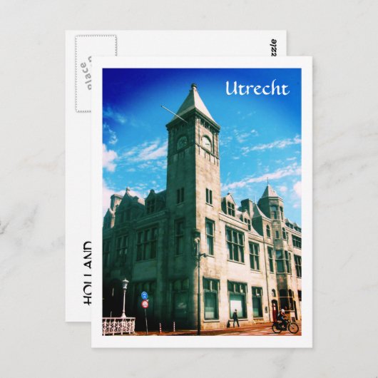 Carte postale Utrecht (Devant / Derrière)