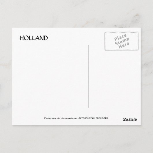 Carte postale Utrecht (Dos)