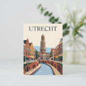 Carte Postale Utrecht Pays-Bas (Debout devant)