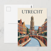 Carte Postale Utrecht Pays-Bas (Devant / Derrière)