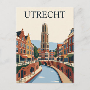 Carte Postale Utrecht Pays-Bas