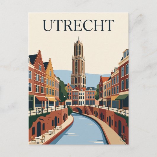 Carte Postale Utrecht Pays-Bas (Devant)
