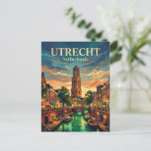 Carte Postale Utrecht Pays-Bas (Debout devant)