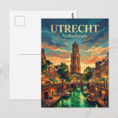 Carte Postale Utrecht Pays-Bas (Devant / Derrière)