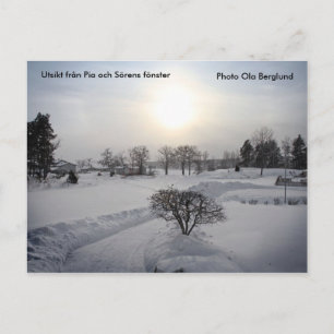 Carte Postale Utsikt från Pia och Sörens fönste...