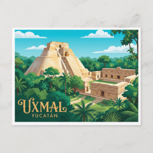 Carte Postale Uxmal Muna Mexique