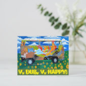 Carte Postale V. Dub, V.Happy ! (Debout devant)