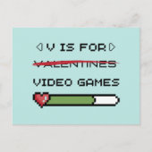 Carte Postale V est pour les jeux vidéo (Devant)