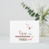 Carte Postale V est pour Vodka (Debout devant)