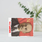 Carte postale "V.I. LENIN" (Debout devant)