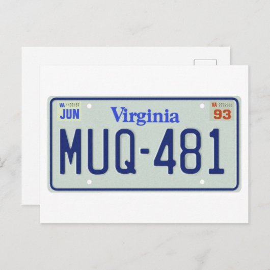 Carte postale VA93 (Devant / Derrière)