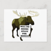 Carte Postale Va Faire Des Choses Pour De L'Argent (Devant)