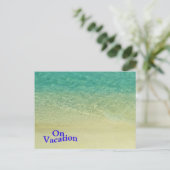Carte postale Vacances (Debout devant)