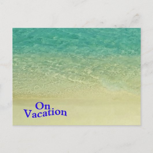 Carte postale Vacances (Devant)