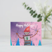 Carte postale Vacances (Debout devant)