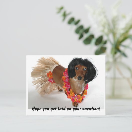 Carte postale Vacances (Debout devant)