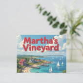 Carte Postale vacances à marthas vineyard (Debout devant)