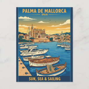 Carte Postale Vacances à Palma de Majorque en Espagne