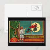 Carte postale - Vacances Art-Vintage Halloween 18 (Devant / Derrière)