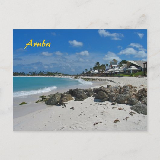 Carte postale Vacances Aruba (Devant)
