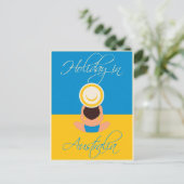 Carte Postale Vacances Australie Moderne Plage Voyage (Debout devant)