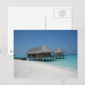Carte Postale Vacances aux Maldives (Devant / Derrière)