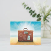 Carte Postale Vacances bagages d'été (Debout devant)