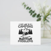 Carte Postale Vacances Camping | Camper Camping cadeaux nature (Debout devant)