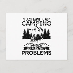 Carte Postale Vacances Camping   Camper Camping cadeaux nature