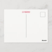 Carte Postale Vacances Cheveux Rouge  (Dos)