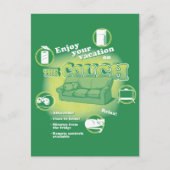 Carte Postale Vacances de canapé (Devant)