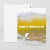Carte Postale Vacances de devis surf (Devant / Derrière)