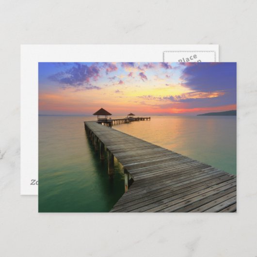 Carte Postale Vacances d'été (Devant / Derrière)