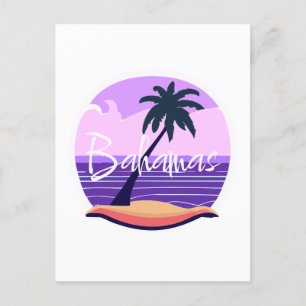 Carte Postale vacances d'été aux Bahamas