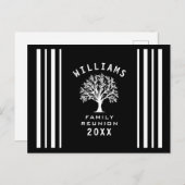 Carte Postale Vacances d'été Route Voyage Cool Arbre Famille Réu (Devant / Derrière)