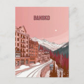 Carte Postale Vacances d'hiver à Bansko (Devant)