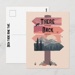 Carte Postale Vacances Drôles Là-Bas Déjà Fait