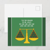 Carte Postale Vacances du cabinet d'avocats (Devant / Derrière)