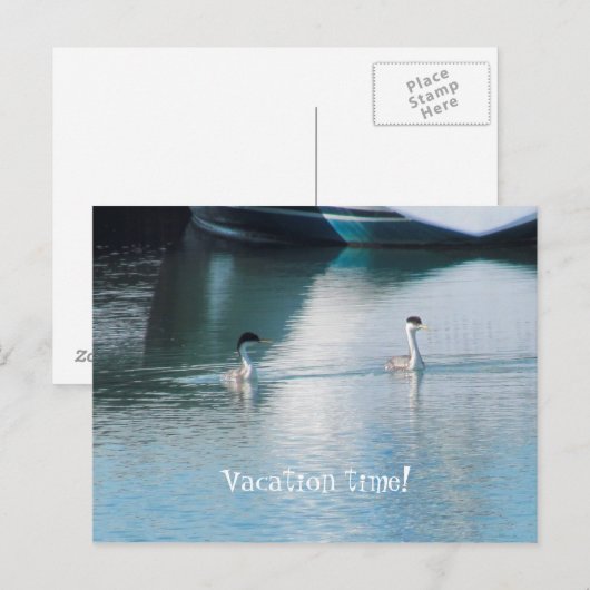 Carte postale - Vacances en croisière (Devant / Derrière)